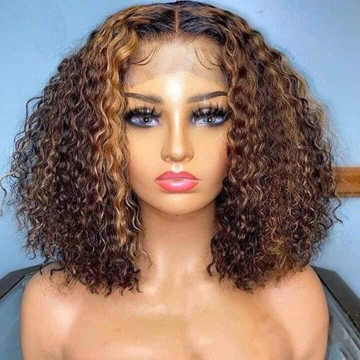 Transparent Highlighted Bob Wig